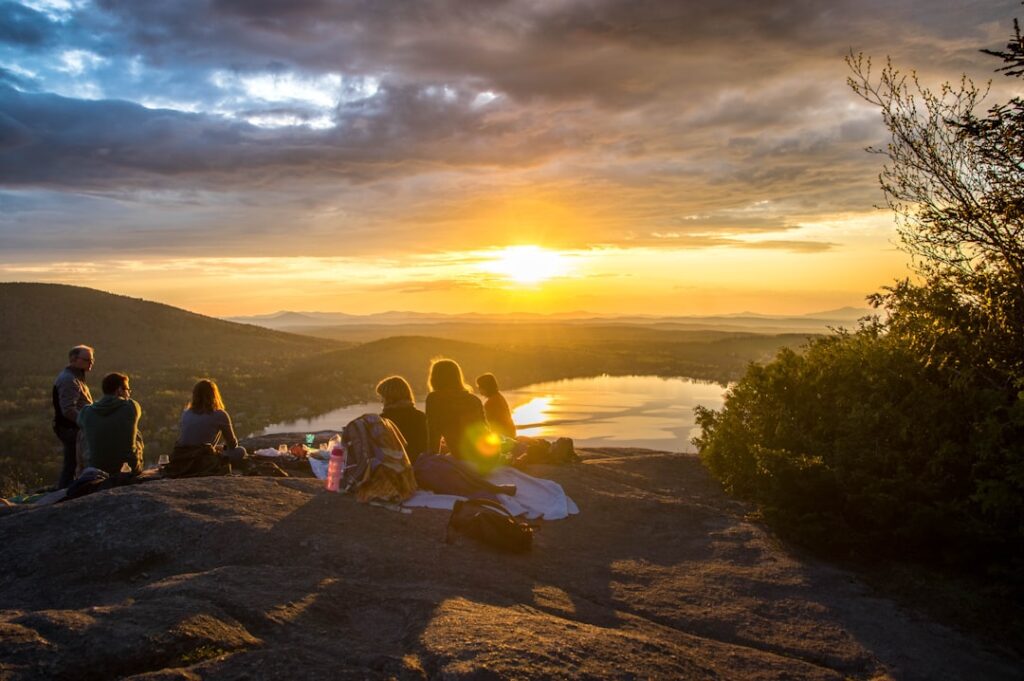 Outdoor wellness community and connection