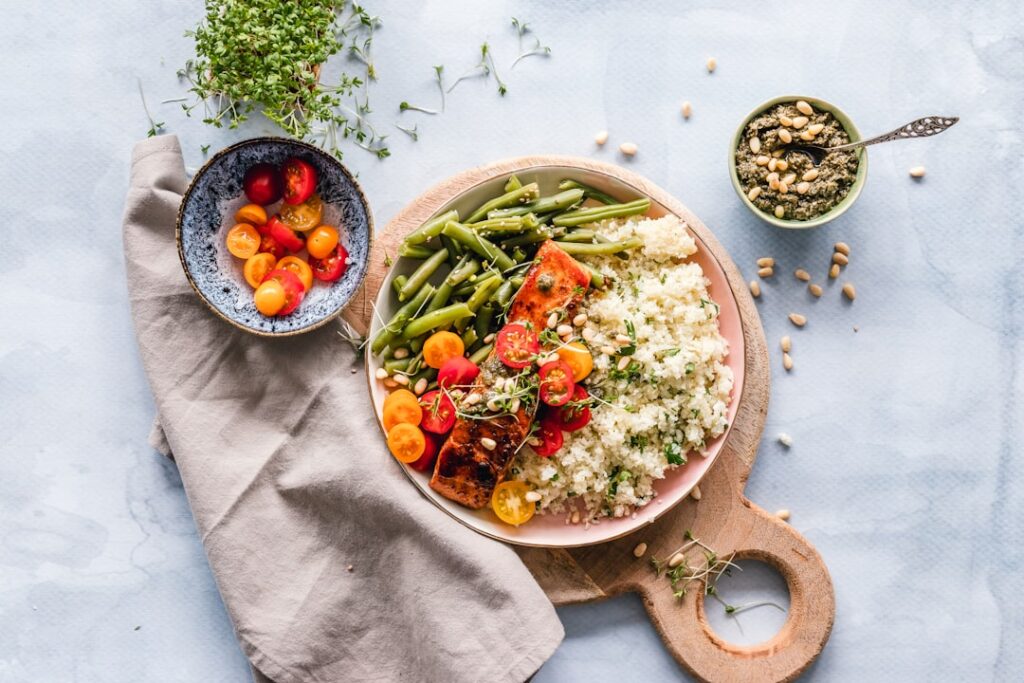 Healthy whole-food nutrition bowl. Photo by Ella Olsson on Unsplash.
